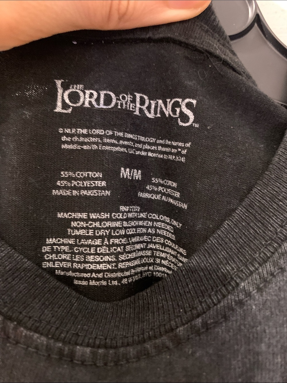 Sauron Graphic Tee - Black - Lord of the Rings - Picture 2 of 2